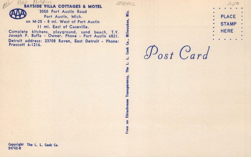 Bayside Villa and Cottages & Motel - Old Postcard